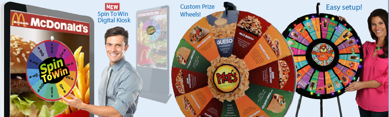 30 Inch Spin to Win with Special Sections Color Dry Erase Prize Wheel